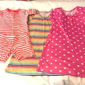 Girls size 6-7 sleepwear lot